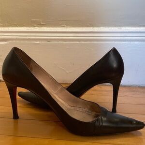 Christian Louboutin Kate 85mm Heels Brown Leather